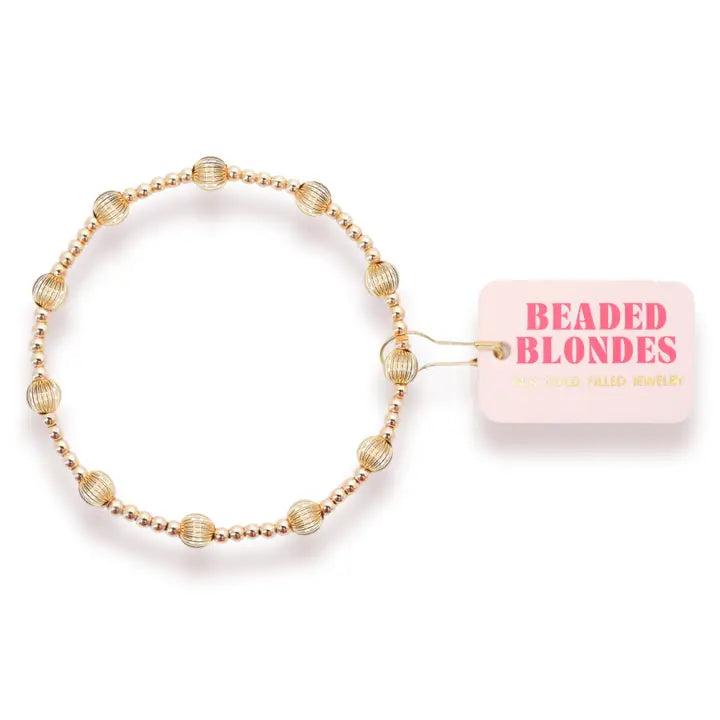 Beaded Blondes | Lively Fluted Bracelet
