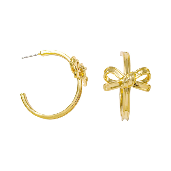 Mary Bow Hoop Earrings PRE-ORDER