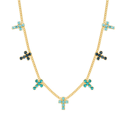 Multi Cross Necklace