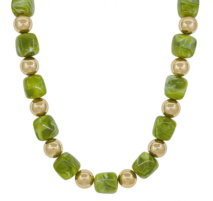 Gem Society Mixed Beaded Necklace