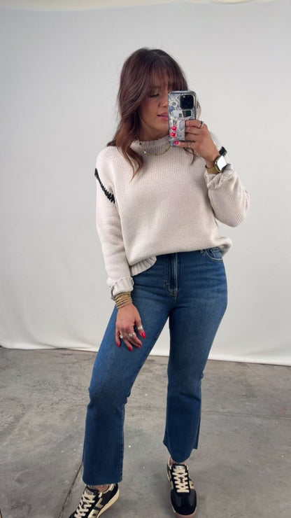 Hidden Jeans | Teagan High Rise Crop Flare Jeans