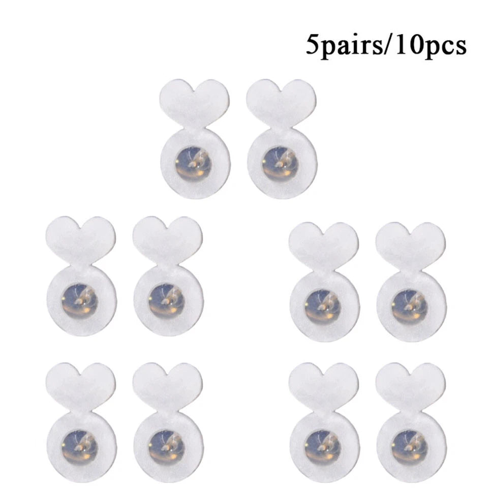 Silicone Ear Lobe Lifters - 5 Pair