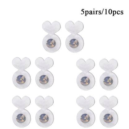 Silicone Ear Lobe Lifters - 5 Pair
