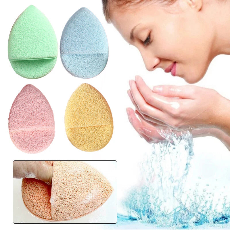 Daily Exfoliating Facial Sponges - Assorted 4 PC