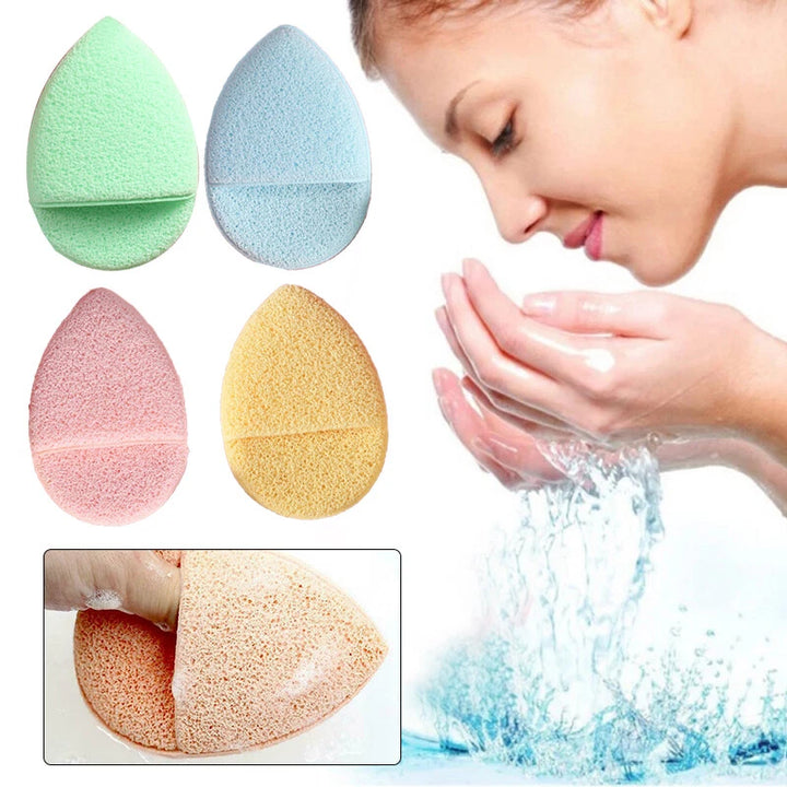 Daily Exfoliating Facial Sponges - Assorted 4 PC