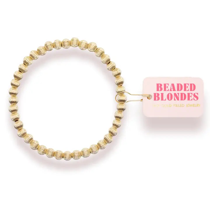 Beaded Blondes | 5mm Serenity Fluted Bracelet