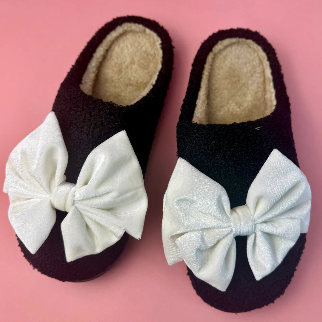 Cozy Bow Slippers PRE-ORDER