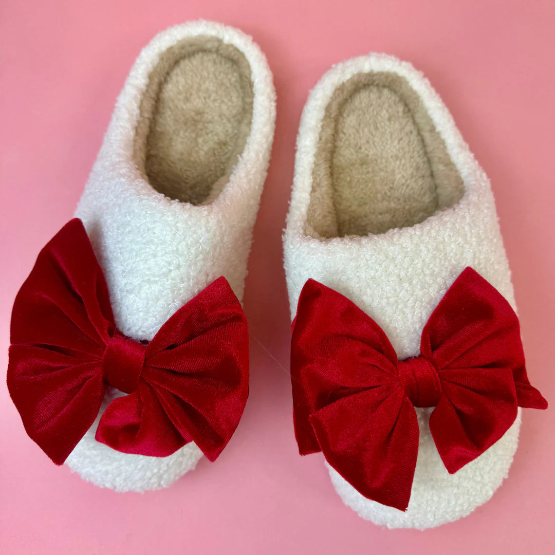 Cozy Bow Slippers PRE-ORDER