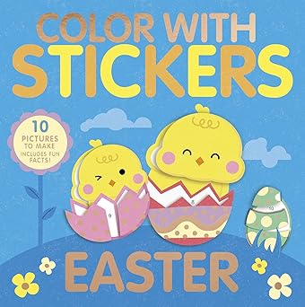 Color With Stickers Easter
