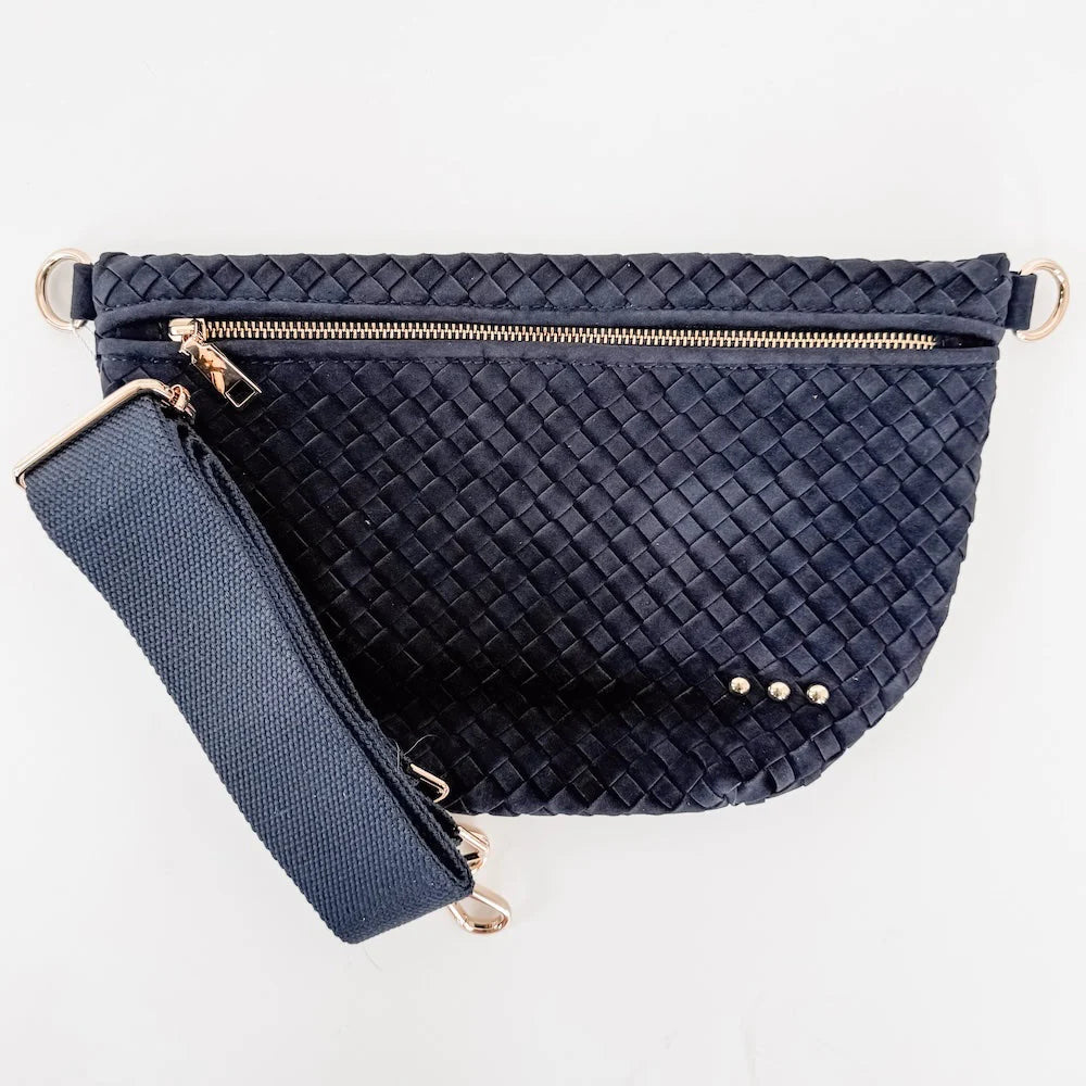 Suede Westlyn Woven Bum Bag PRE-ORDER