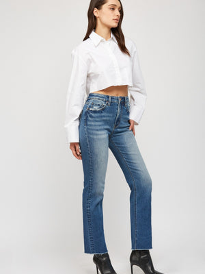 Mica Denim | Mara High Rise Straight Leg Jeans