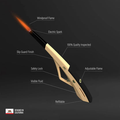 Trail Outdoor Wind Resistant Lighters - 2 PK