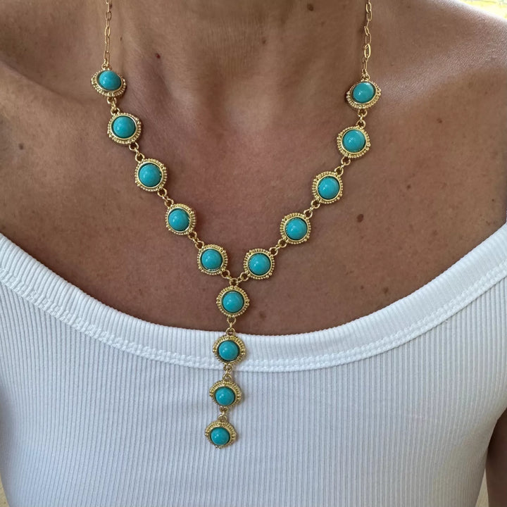 Turquoise Cascade Necklace PRE-ORDER