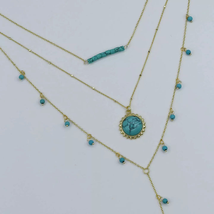 Turquoise Harmony Layered Necklace PRE-ORDER