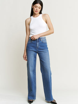 Mica Denim | Nya High Rise Wide Leg Jeans