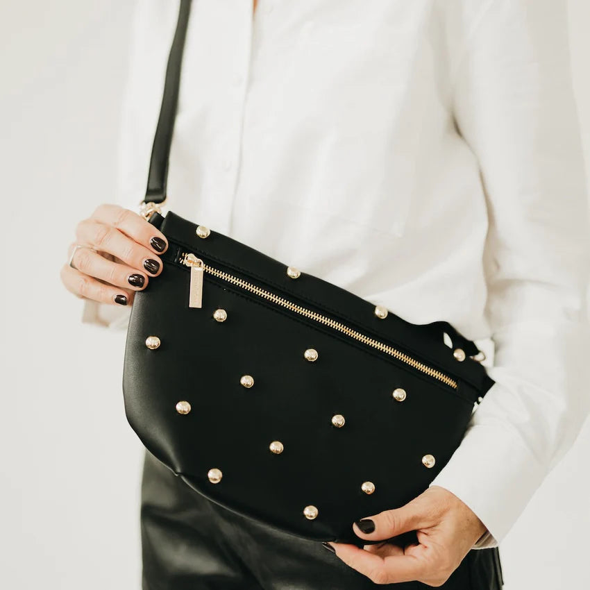 Pretty Simple | Chic Gold Studded Westlyn Bum Bag