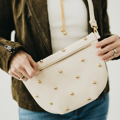 Pretty Simple | Chic Gold Studded Westlyn Bum Bag