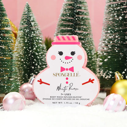 Spongelle | Holiday Snowman Body Buffer