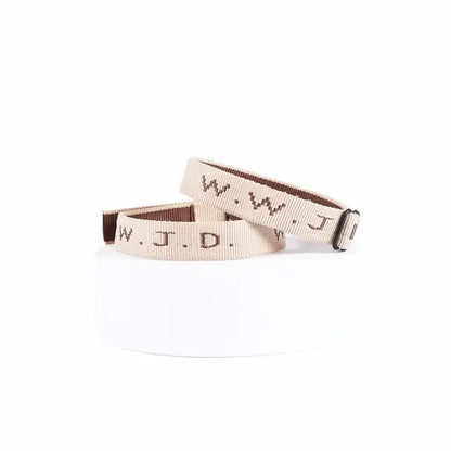 WWJD Adjustable Woven Bracelet